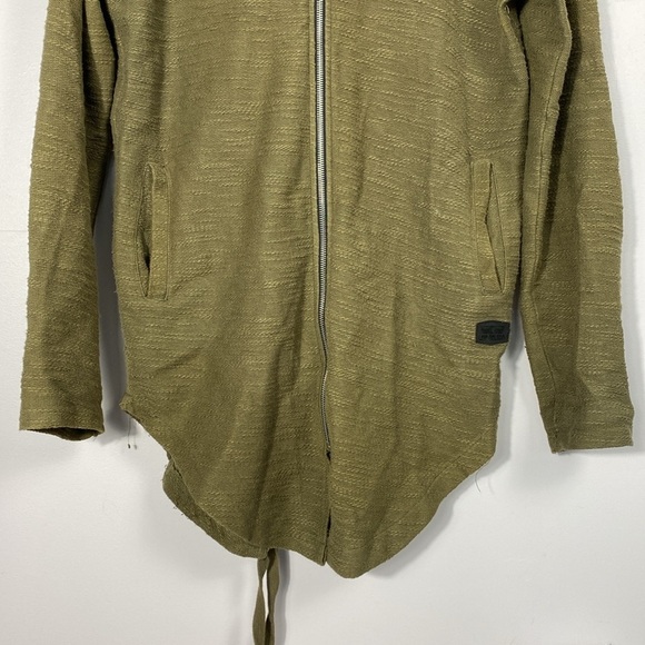 Leif Nelson Men’s Hooded Zip Front Long Cardigan size Large - Picture 4 of 15